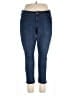 Levi's Solid Blue Jeans Size 18 - photo 1
