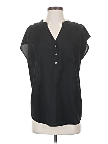 New York & Company Short Sleeve Blouse (view 1)