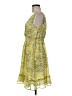 Emmelee 100% Polyester Paisley Yellow Cocktail Dress Size M - photo 5