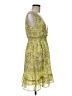 Emmelee 100% Polyester Paisley Yellow Cocktail Dress Size M - photo 4