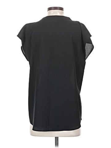 New York & Company Short Sleeve Blouse (view 2)