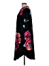 Wrapper Floral Black Casual Dress Size L - photo 5