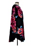 Wrapper Floral Black Casual Dress Size L - photo 4
