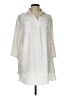 Unbranded 100% Polyester White Ivory 3/4 Sleeve Blouse Size L - photo 1