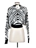 Shein 100% Nylon Animal Print Silver Cardigan Size S - photo 2