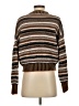 Shein Stripes Brown Pullover Sweater Size S - photo 2