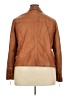 Max Studio 100% Polyurethane Brown Jacket Size 2X - photo 2