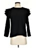 Amanda Uprichard Black Long Sleeve Top Size S - photo 1