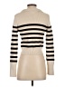 Happily Grey Stripes Ivory Pullover Sweater Size S - photo 2