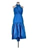 Veronica Beard 100% Polyester Solid Blue Cocktail Dress Size 14 - photo 1