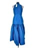 Veronica Beard 100% Polyester Solid Blue Cocktail Dress Size 14 - photo 2