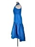 Veronica Beard 100% Polyester Solid Blue Cocktail Dress Size 14 - photo 5