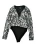 Bardot 100% Polyester Silver Bodysuit Size 6 - photo 1