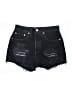 Levi's 100% Cotton Stars Black Denim Shorts Size 26 waist - photo 1