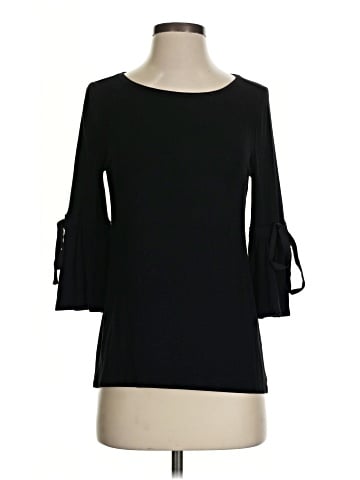 White House Black Market 3/4 Sleeve T-Shirt (view 1)