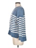 William B Stripes Blue Pullover Sweater Size M - photo 5