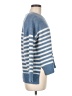 William B Stripes Blue Pullover Sweater Size M - photo 4