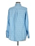 Westport 100% Lyocell Polka Dots Blue Long Sleeve Button-Down Shirt Size M - photo 2