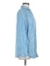 Westport 100% Lyocell Polka Dots Blue Long Sleeve Button-Down Shirt Size M - photo 4