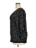 Bobeau Polka Dots Black 3/4 Sleeve Blouse Size 2X - photo 5