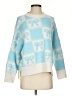 Assorted Brands Checkered-gingham Blue Pullover Sweater Size XS - photo 1