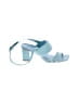 Vionic 100% Leather Color Block Blue Sandals Size 8 1/2 - photo 1