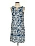 MSK Paisley Blue Casual Dress Size S - photo 1