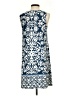 MSK Paisley Blue Casual Dress Size S - photo 2
