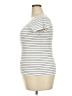 Splash Stripes Ivory Short Sleeve T-Shirt Size 2X - photo 5