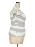 Splash Stripes Ivory Short Sleeve T-Shirt Size 2X - photo 4