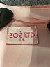 Zoe Ltd 100% Polyester Stars Pink Dress Size 14 - photo 3