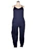 Shein Curve Solid Blue Jumpsuit Size 12 Plus (0) - photo 1