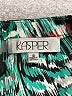 Kasper 100% Polyester Teal Sleeveless Blouse Size S - photo 7