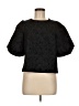 Express 100% Polyester Black Short Sleeve Top Size M - photo 1