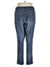 Avenue Solid Blue Jeans Size 18 - photo 2