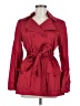 Nanette Lepore Red Trenchcoat Size 8 - photo 1
