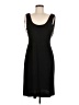 Connected Apparel Solid Black Cocktail Dress Size 8 - photo 1