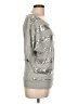 Love Rocks Silver 3/4 Sleeve Top Size L - photo 4