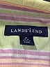 Lands' End Stripes Pink Long Sleeve Button-Down Shirt Size M - photo 7