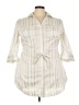 Lane Bryant Ivory 3/4 Sleeve Blouse Size 18 - 20 Plus - photo 1