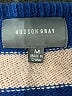 Hudson Gray 100% Polyester Stripes Blue Pullover Sweater Size M - photo 7
