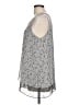 Max Studio 100% Polyester Silver Sleeveless Top Size L - photo 5