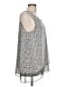 Max Studio 100% Polyester Silver Sleeveless Top Size L - photo 4