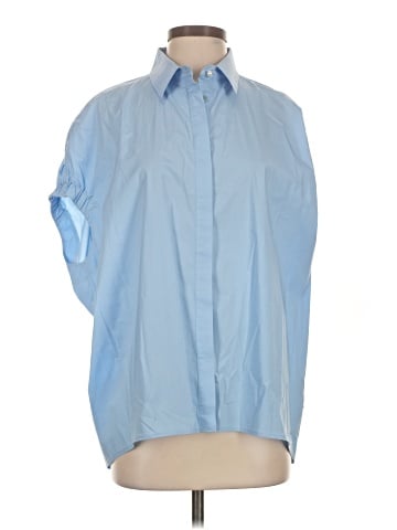 Pearl By Lela Rose Short Sleeve Button-Down Shirt (view 1)