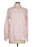 Weekend Max Mara Stripes Pink Long Sleeve Button-Down Shirt Size 10 - photo 1