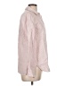 Weekend Max Mara Stripes Pink Long Sleeve Button-Down Shirt Size 10 - photo 4
