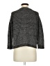 Ann Taylor LOFT 100% Cotton Stripes Gray Jacket Size M - photo 2