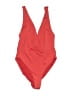 Unbranded Solid Red One Piece Swimsuit Size M (estimated) - photo 1