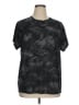 Athleta Tie-dye Black Active T-Shirt Size XL (tall) - photo 1