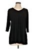 Ethyl Black 3/4 Sleeve Top Size L - photo 1